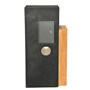 Maverick Charcoal Pillar Letterbox