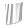 PIK Fencing 90 Degree Curved Corner Panel Pearl White