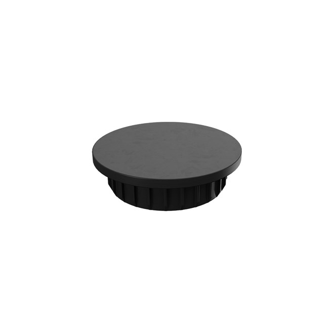 PIK Fencing 32mm Round Top Cap Black 5 Pack