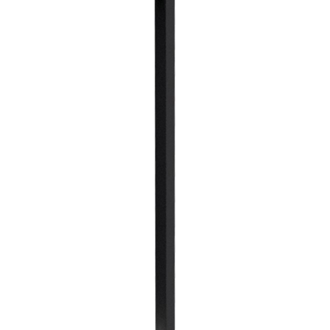 Barr Fence Post 2500mm Satin Black