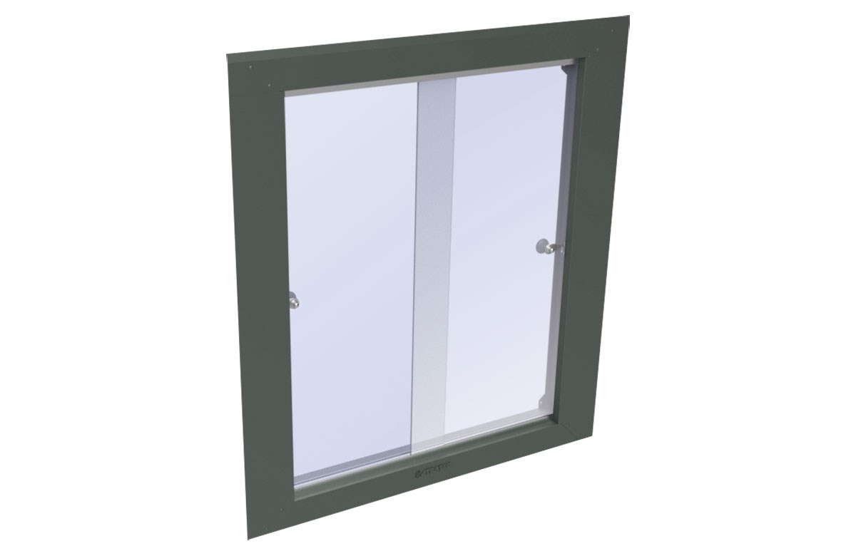 Shed Sliding Window Slate Grey