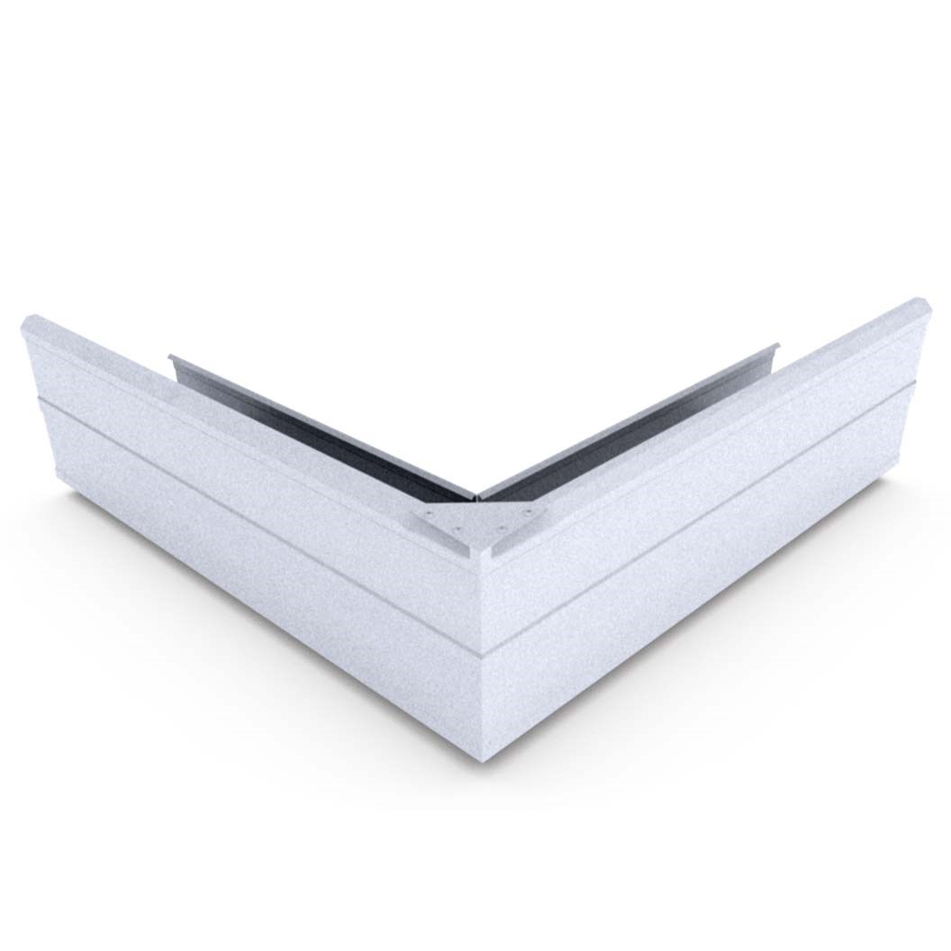 VFM Gutter External Mitre Zinc/Aluminium